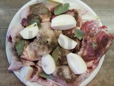 Paprasti ančių riletai multicooker keptuvėje Žingsnis 1