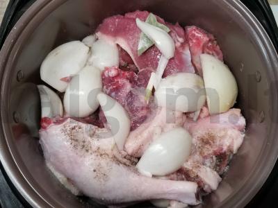 Paprasti ančių riletai multicooker keptuvėje Žingsnis 2