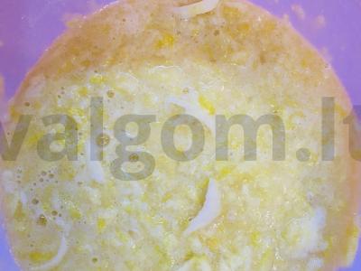 Citrinų pyragas "Lemon Blast". Žingsnis 3