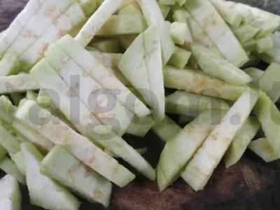 Baklažanų užkandis "Kaip grybai" Žingsnis 1
