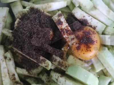 Baklažanų užkandis "Kaip grybai" Žingsnis 2