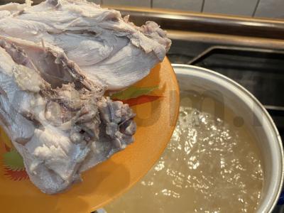 Kūdikių arba dietinė sriuba su vištienos krūtinėlėmis Žingsnis 2