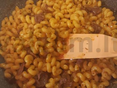 Naminiai makaronai. Žingsnis 6