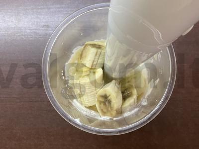 Grietinėlės apkepas su bananais be cukraus Žingsnis 3