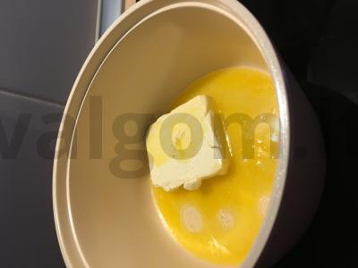 Šokoladinis pyragas su obuoliais Žingsnis 1