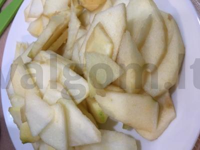 Šokoladinis pyragas su obuoliais Žingsnis 5