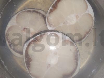 Ryklio kepsniai su padažu Žingsnis 1