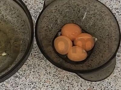 Itin erdvus omletas Žingsnis 1