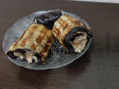 Įdaryti baklažanai ant elektrinio grilio Žingsnis 6