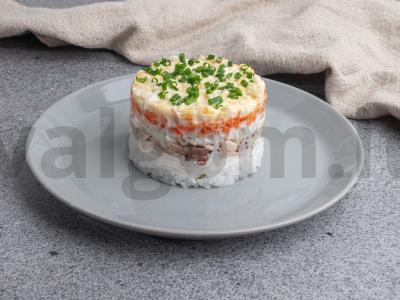 Mimozos salotos su rūkyta skumbre Žingsnis 7