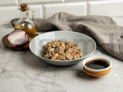 Soba su austrių grybais grietinės padaže Žingsnis 5