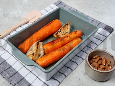 Keptos morkos su alyvuogėmis ir migdolais Žingsnis 2