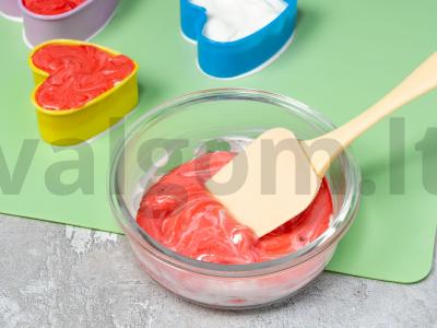 Širdies formos pyragas Žingsnis 2