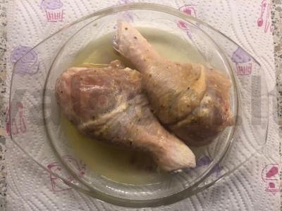 Vištienos šlaunelės grietinėje ir sojų padaže Žingsnis 4