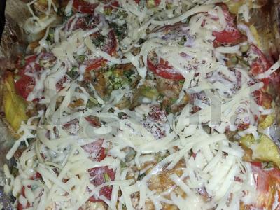 Orkaitėje keptas smulkintas kiaulienos šnicelis Žingsnis 12