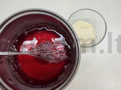 Vitaminų želė su korneoliu Žingsnis 1