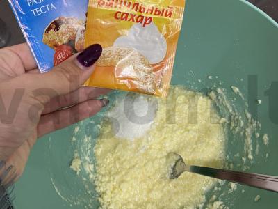 Sausainiai su spalvotu šokoladu Žingsnis 3