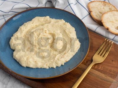 Bulvių košė su jogurtu, tahini ir česnakais Žingsnis 4