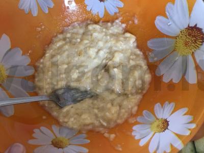 Bananiniai vafliai su varške Žingsnis 1