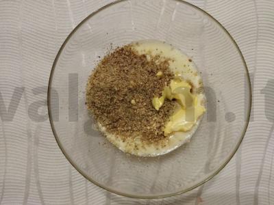 Šokoladinis keksas mikrobangų krosnelėje Žingsnis 1