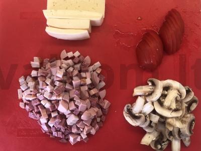 Pica "Asorti" su dešra ir grybais Žingsnis 7
