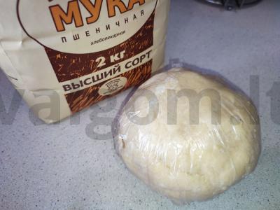 Prancūziškas kišo pyragas su sūriu ir lašiša Žingsnis 2