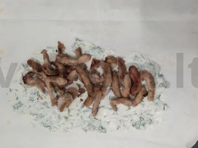 Naminė šavarma su vištiena ir daržovėmis Žingsnis 2