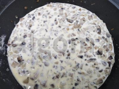 Skanus grybų garnyras Žingsnis 1