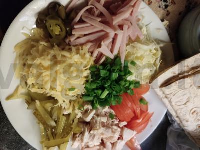 Malonus aštrus šavarma Žingsnis 1
