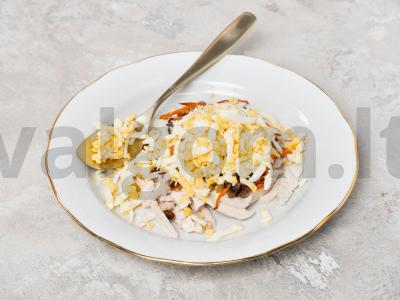 Kalijų žiedų salotos Žingsnis 2