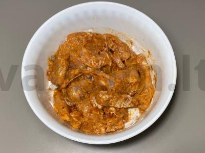 Azijietiško stiliaus vištiena saldžiarūgščiame padaže Žingsnis 2