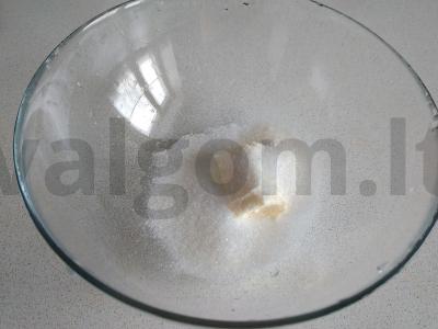 Aromatingi sezamo sausainiai Žingsnis 1