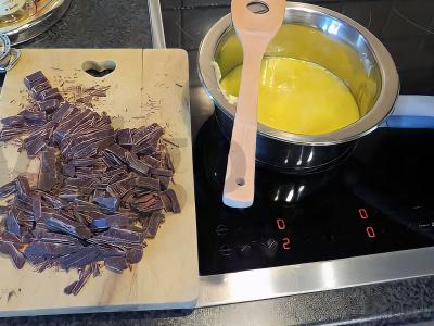 Šokoladinis pyragas. Žingsnis 1