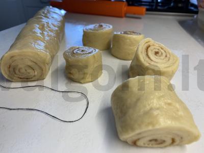 Cinamono bandelės Žingsnis 8