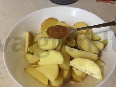 Kaimiškos bulvės su traškia plutele Žingsnis 3