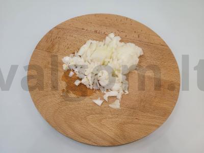 Salotos "Silkė po sniegu". Žingsnis 2