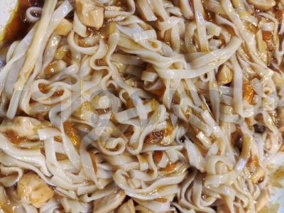 Udon su vištiena Teriyachika. Žingsnis 4