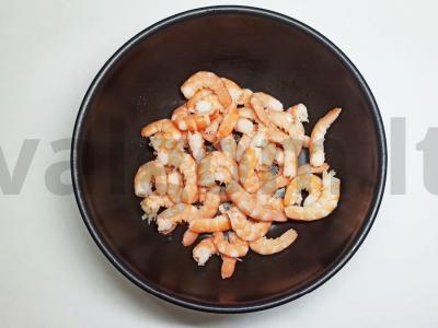 Krevetės grietinėlės ir laimo padaže Žingsnis 1