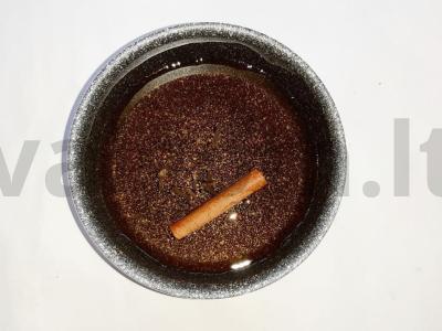 Aromatizuotas olandiško stiliaus grogas. Žingsnis 1