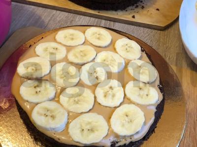 Bananų ir šokolado pyragas Žingsnis 13