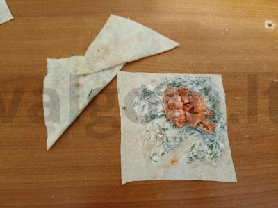 Pitos užkandis su švelniu įdaru Žingsnis 4