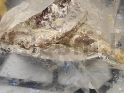 Gaidys, keptas rankovėje su bulvėmis Žingsnis 3