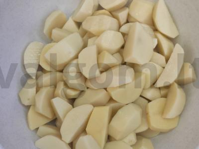 Gaidys, keptas rankovėje su bulvėmis Žingsnis 4