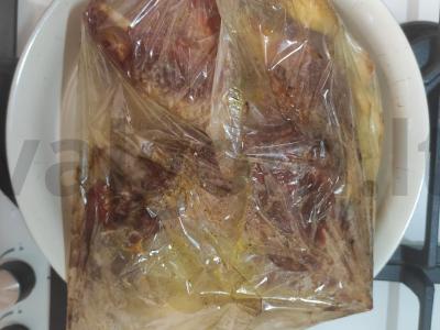 Gaidys, keptas rankovėje su bulvėmis Žingsnis 10