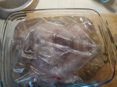 Sultinga vištiena su grikiais ir grybais iš orkaitės Žingsnis 5