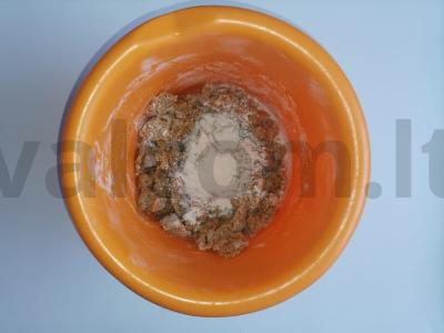 Avižiniai sausainiai su sezamo sėklomis Žingsnis 2