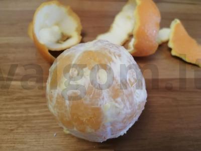 Mažai kalorijų turintis desertas "Mandarinų laimė" Žingsnis 1