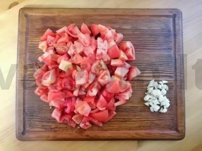 Šakšuka su cukinijomis Žingsnis 1