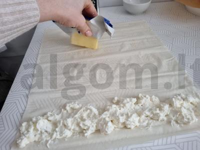 Turkiškas bourekas su varške. Žingsnis 2