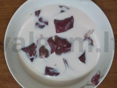 Surinktas naminis kepsnys iš subproduktų Žingsnis 1